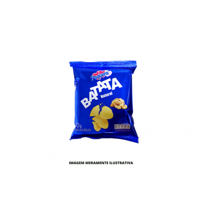 BATATA CHIPS ORIGINAL PAQUERA 1X24X30G